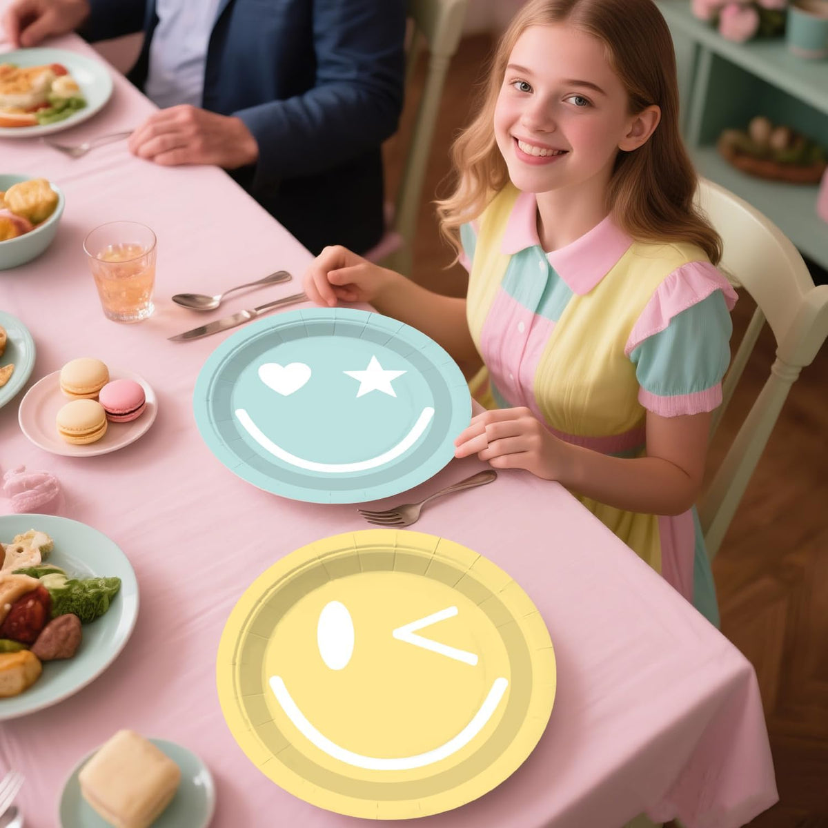 Yingoto pastel cups, kid-friendly and disposable for easy cleanup