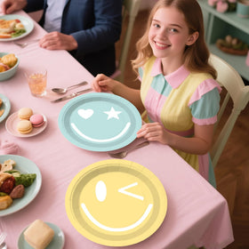 Yingoto pastel cups, kid-friendly and disposable for easy cleanup