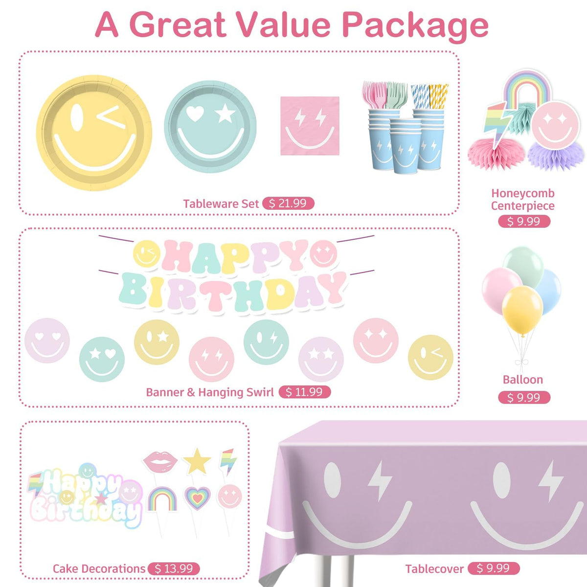 Yingoto pastel napkins coordinating with plates for cohesive setting
