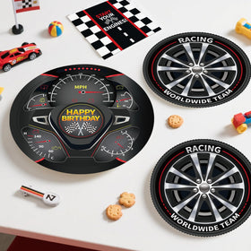 Yingoto race car cake topper elevates the centerpiece