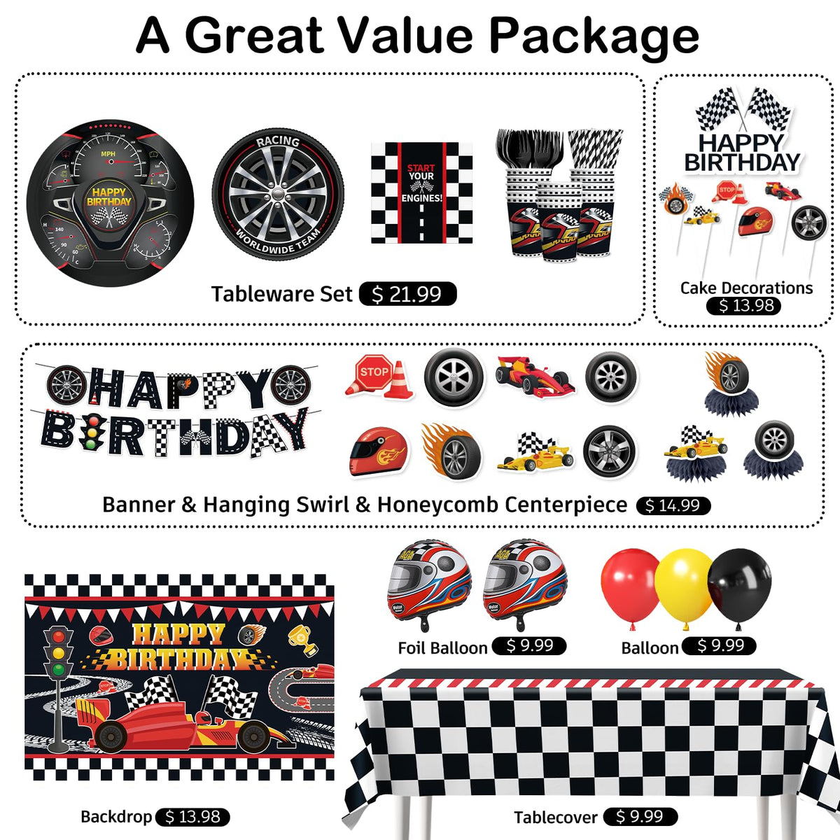 Yingoto 7-inch race car plates for sturdy serving