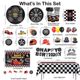 Yingoto 9-inch race car plates for easy dining moments