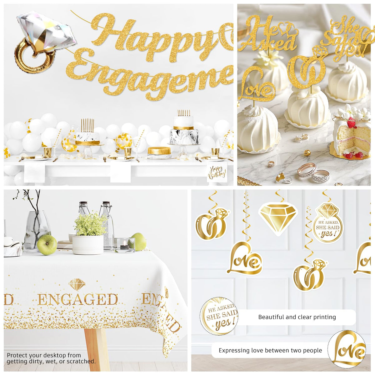Yingoto ring foil balloons create a dramatic photo backdrop