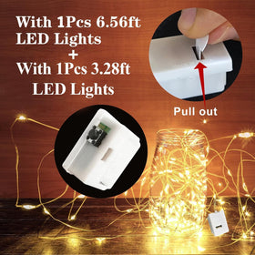 Yingoto warm yellow light string adds soft ambient glow