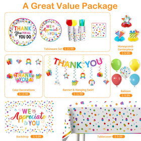 Yingoto We Appreciate You backdrop as a photo-ready celebration focal point