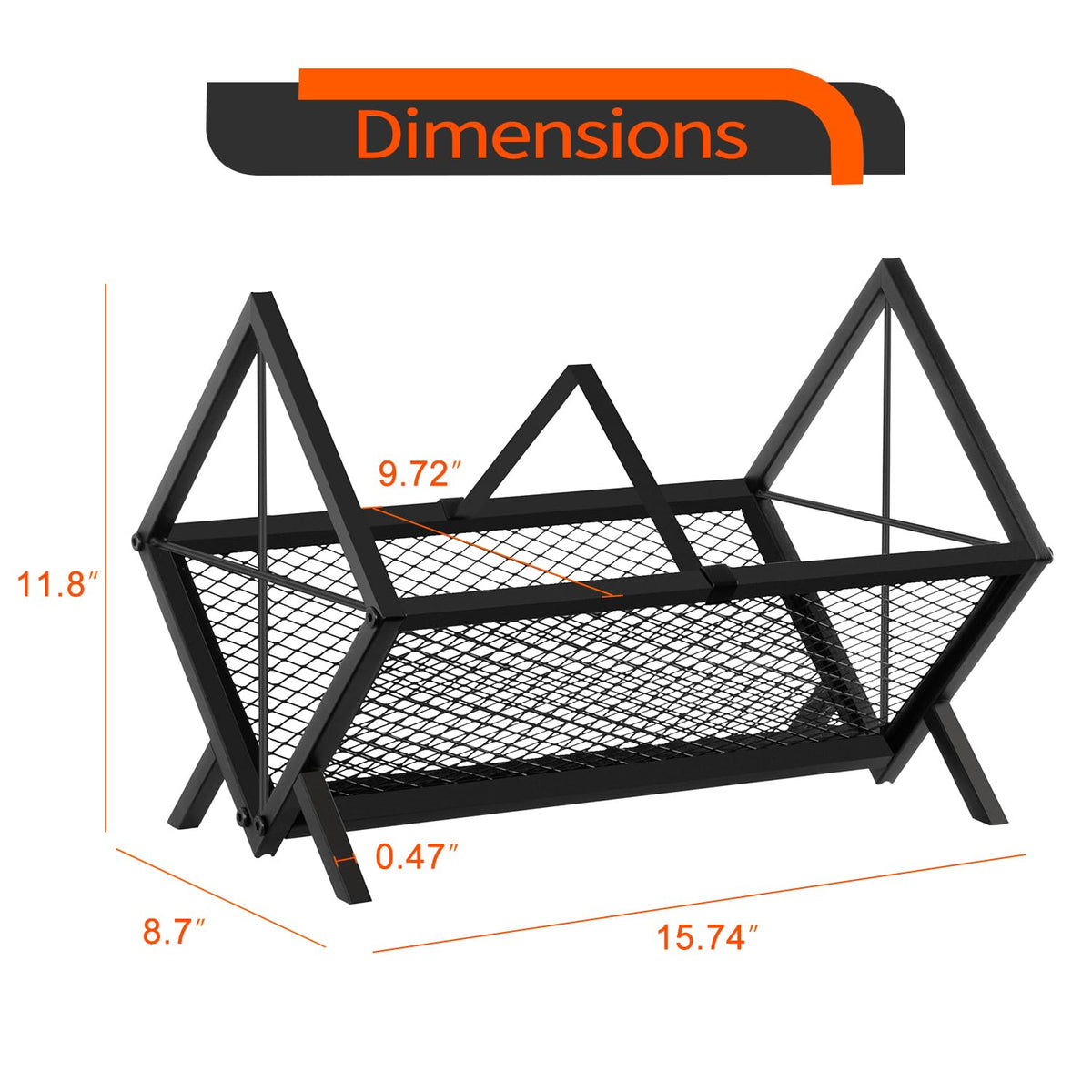 Cross wire design of YINMIT keeps albums securely in place.