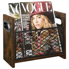 YINMIT magazine holder on desktop keeps magazines within easy reach