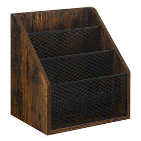YINMIT three-tier organizer keeps mail and documents within reach.