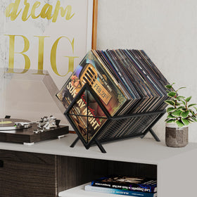 Solid metal frame of YINMIT rack for durable record storage.