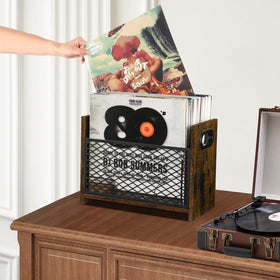 YINMIT space-saving storage keeps magazines, books, and tablets organized