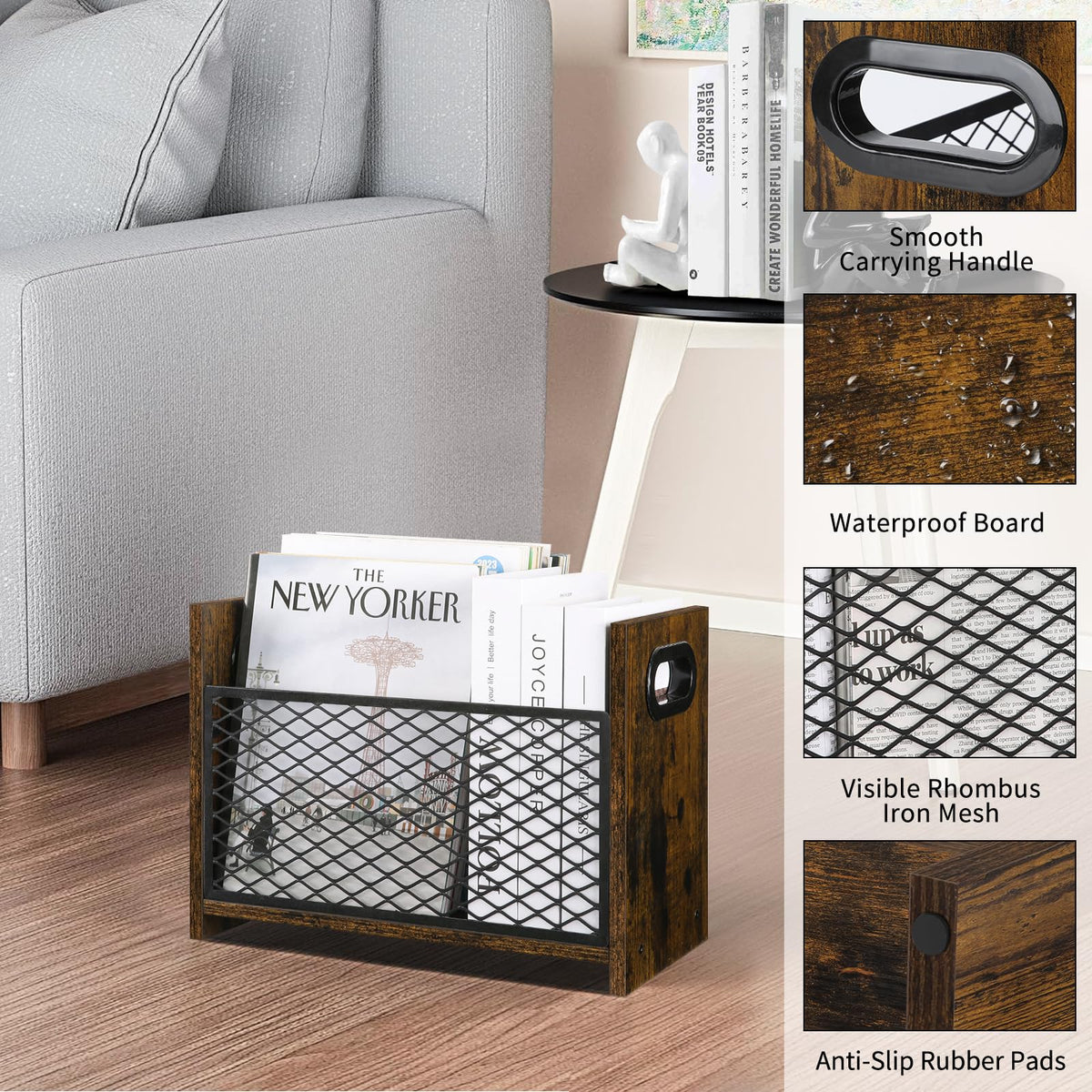 YINMIT sturdy metal and particle board construction for daily use
