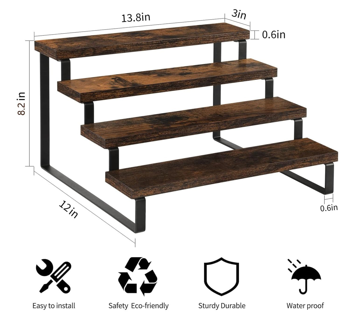 YINMIT sturdy iron legs provide solid support and stability