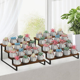 YINMIT kitchen spice display on a 4-tier stand