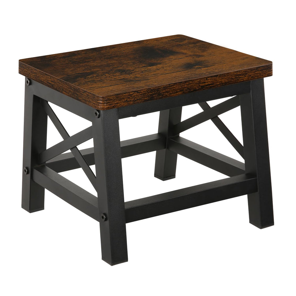 YINMIT wooden step stool for kids, compact and sturdy for reach tasks.