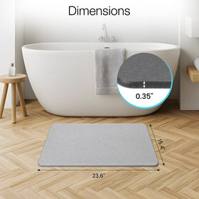 Close-up of Yinoos mat texture highlighting non-slip surface.