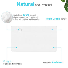Yinoos diatomite mat resists bending with a 0.35 inch thickness.