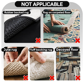 YINTTIAN rug non-slip grippers with simple, tool-free application
