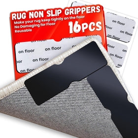 YINTTIAN Rug Non Slip Grippers packaging showing easy, tool-free use
