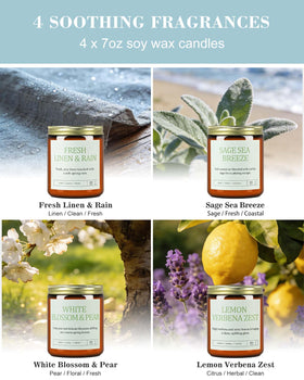 Yinuo Candle cotton wick detail ensures an even soot-free flame.