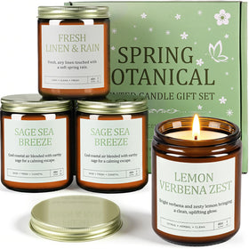 Yinuo Candle 4 Pack gift box shows ready-for-gifting elegance.