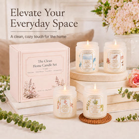 YINUO LIGHT Eucalyptus Mint candle close up highlighting energizing aroma