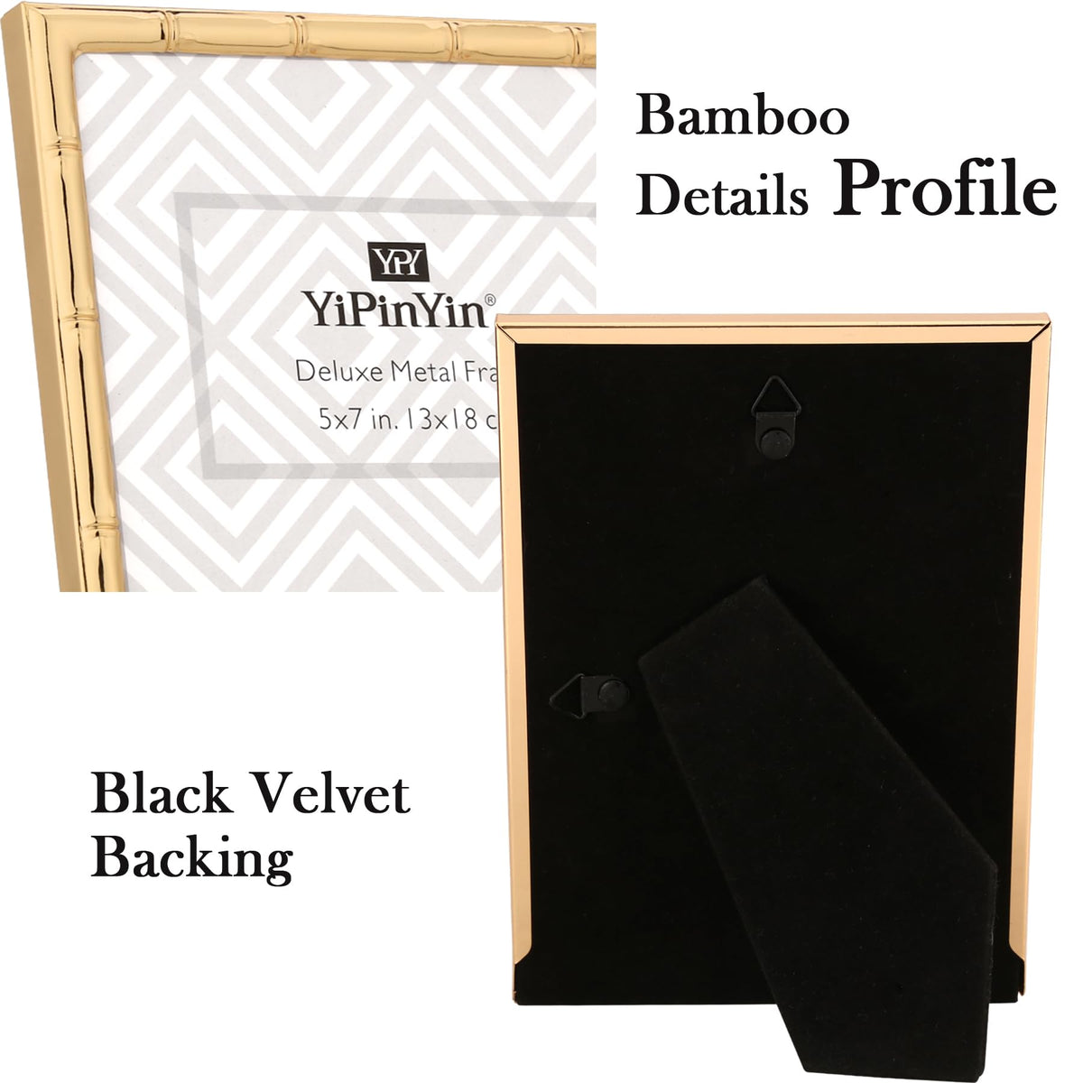 YiPinYin velvet backing provides premium support and finish
