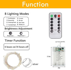 YIQU remote timer demonstrates 6H on, 18H off cycle.