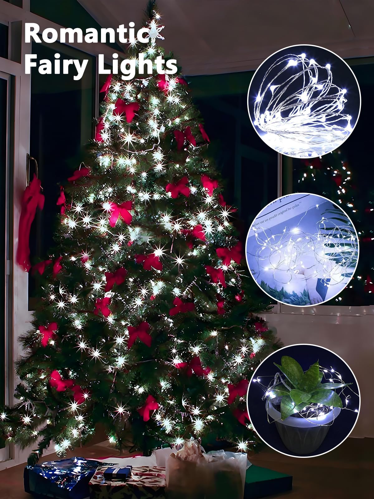 Wedding or party decor with YIQU fairy lights for warm ambiance.
