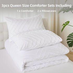 YIRDDEO Included pillowcases two provide matching support and style