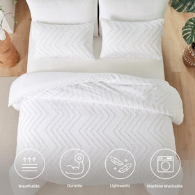 YIRDDEO Neutral boho bedroom look showing versatile decor compatibility