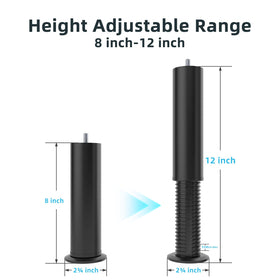 Yireehome M8 threaded bed legs demonstrate compatibility with common frames.