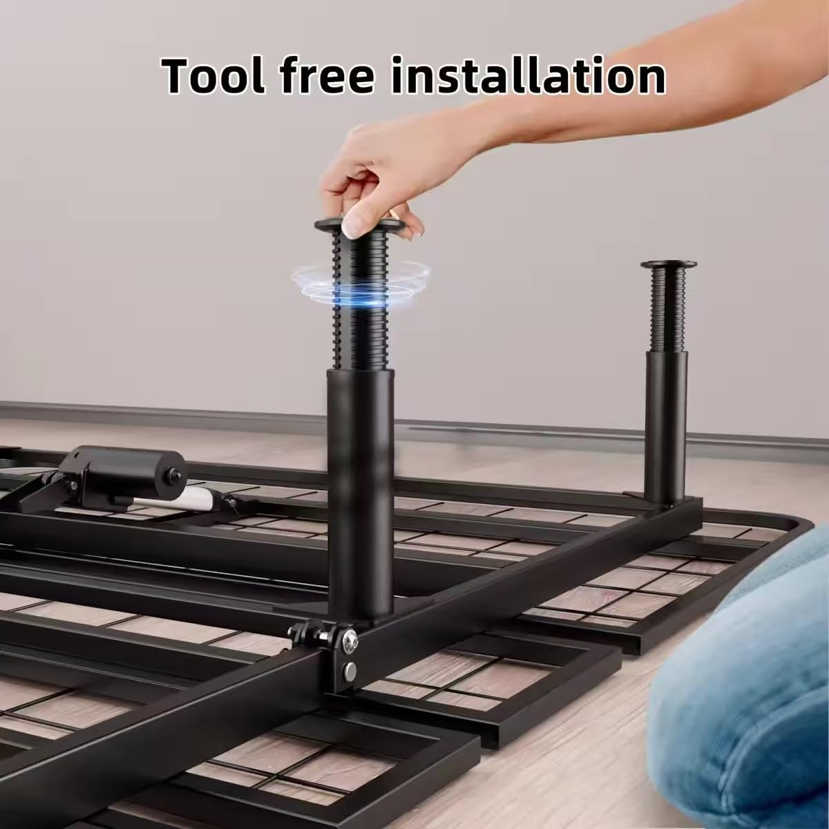 Yireehome tool-free installation for quick setup on compatible frames