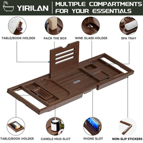 Yirilan bamboo material resists moisture with waterproof varnish