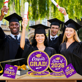 YISKUOPU class of 2026 decor pack ideal for indoor and outdoor parties.