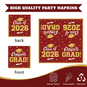 YISKUOPU graduation caps stars motif for festive decor