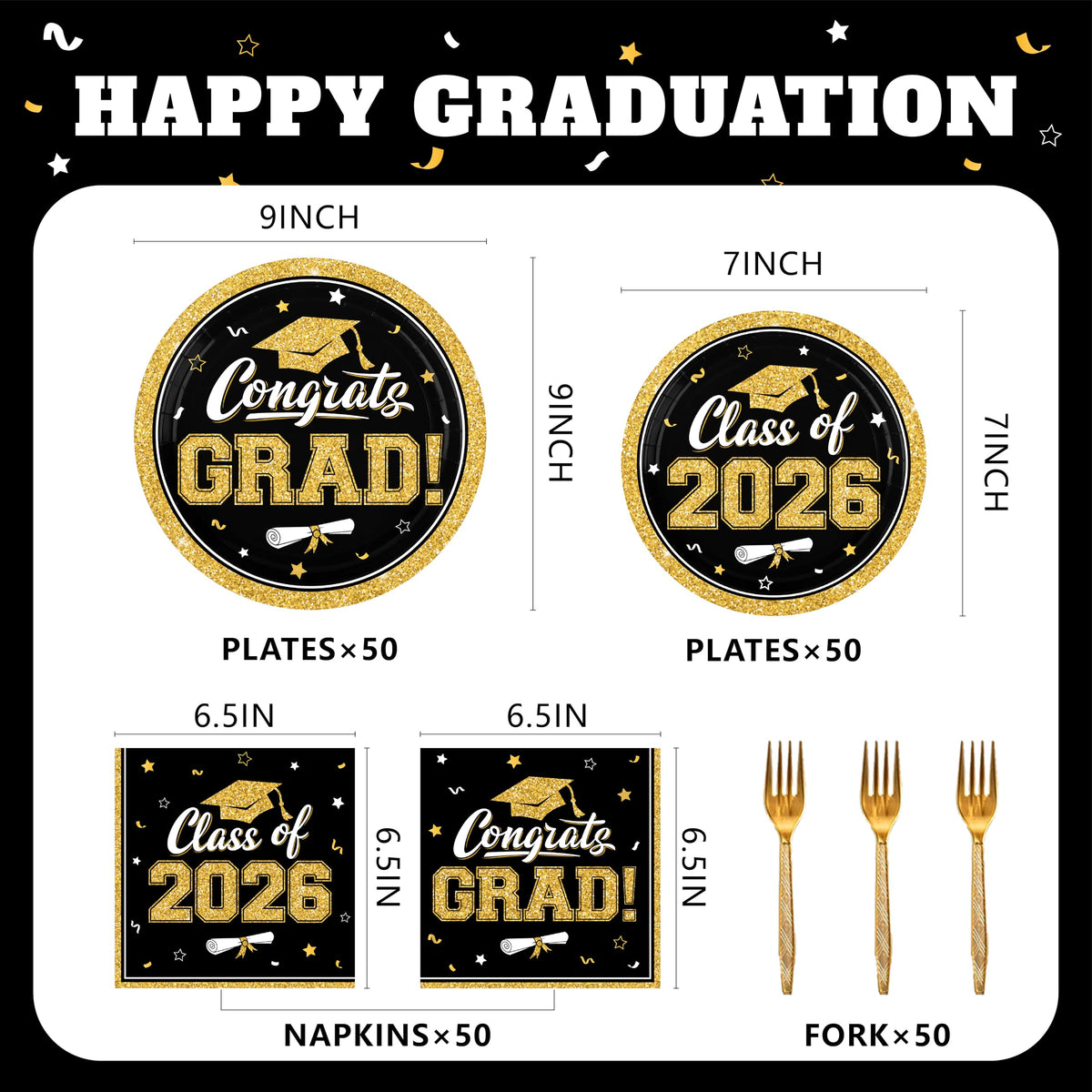 YISKUOPU graduation table decor scene provides premium party ambiance.