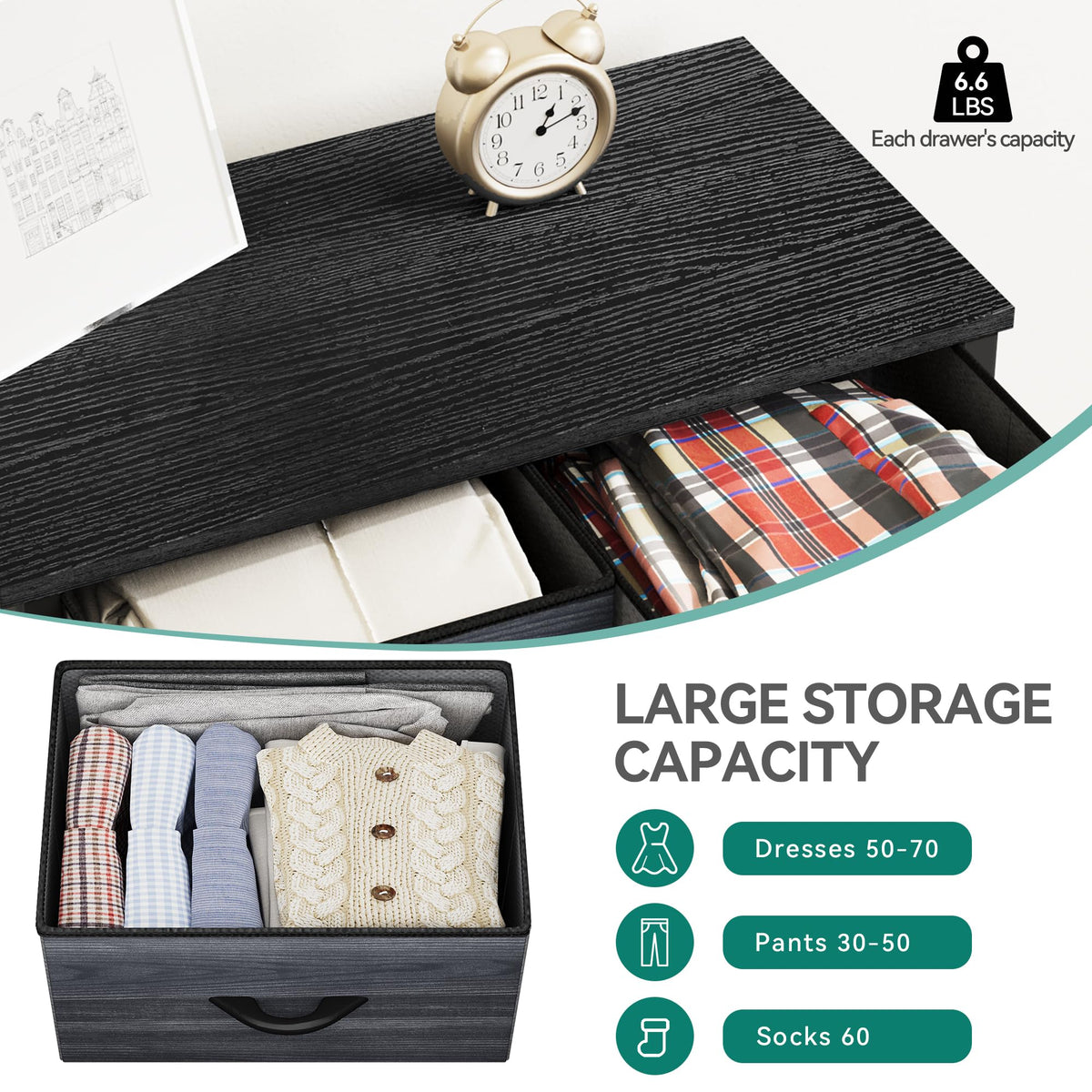 YITAHOME wooden top dresser assembly process demonstrates sturdy design