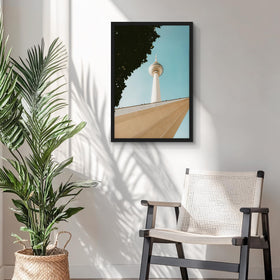 YiTanli 20x30 poster frame matte black closeup shows refined finish.