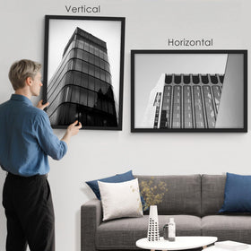 YiTanli 24x36 frame clear front panel preserves image luster