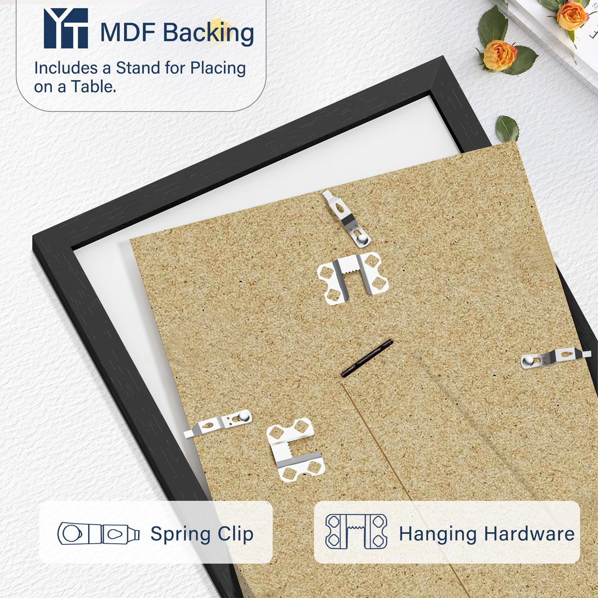 YiTanli 8x10 frame set of 5 enabling coordinated gallery wall