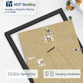 YiTanli 8x10 frame set of 5 enabling coordinated gallery wall