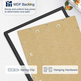 YiTanli poster frame vertical hang saves space on narrow walls.