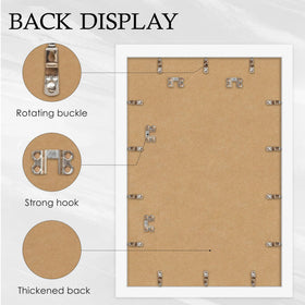 YiTanli rotating buckle design allows quick poster replacement.