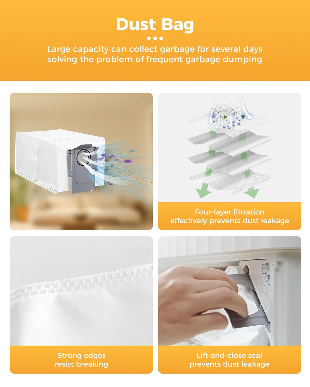 Yivy mop pads absorb evenly, great for hardwood, tile, and stone floors.