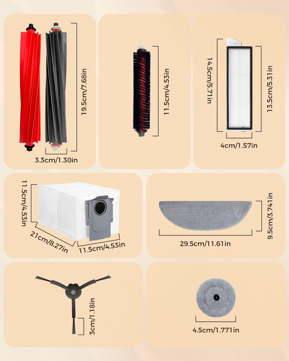 Yivy Roborock S8 MaxV Ultra activated carbon dust bags absorb odors for fresher rooms.
