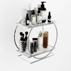 YIWANFW gift-ready storage rack makes a thoughtful vanity upgrade.