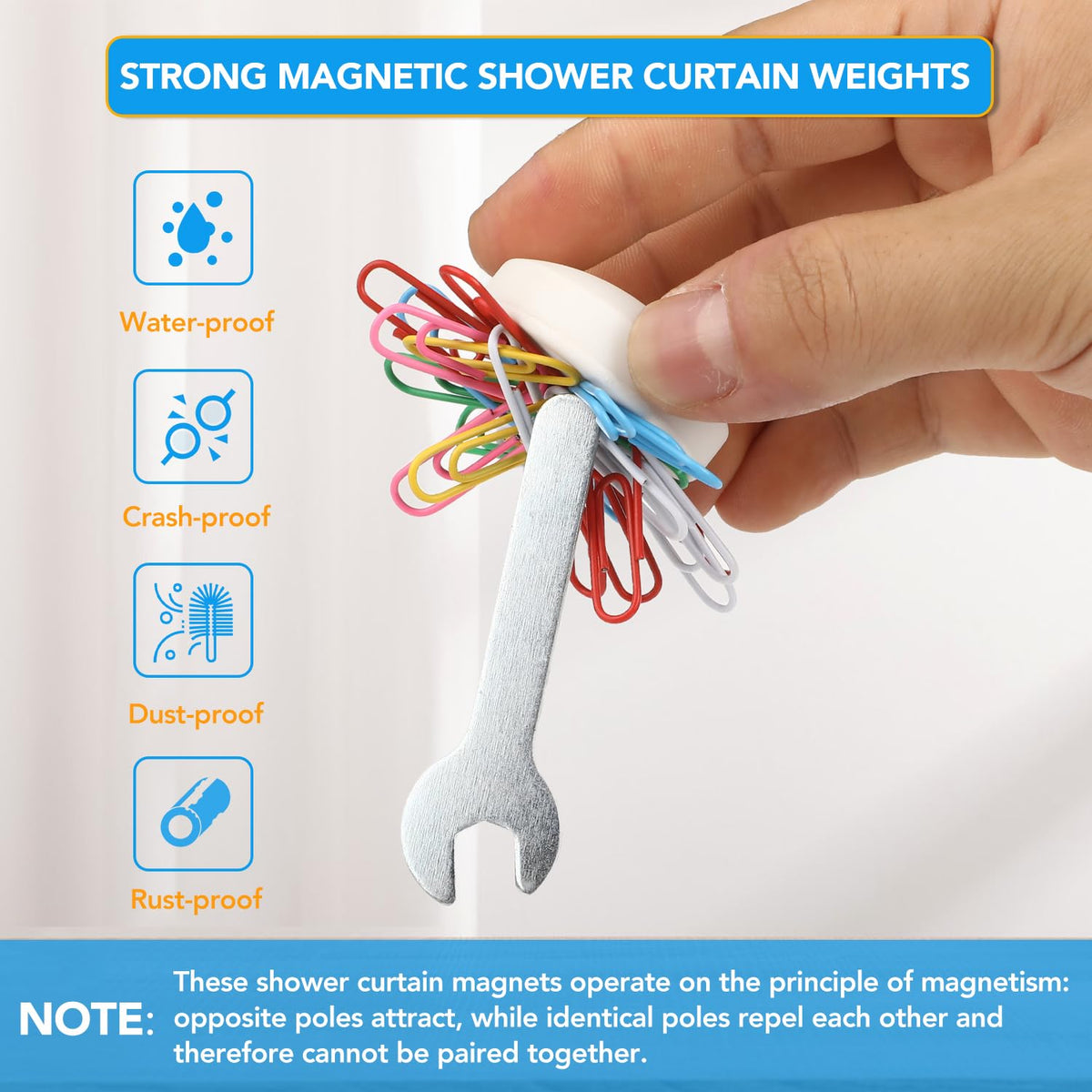 YixangDD bottom-weight helps drapery stay tidy and aligned.