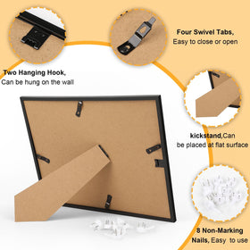 YixangDD durable MDF backing keeps diplomas secure.