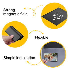 YixangDD scratch-proof magnetic frame keeps photos clean and intact.