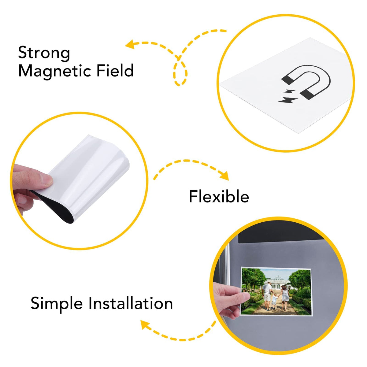 YixangDD clear pocket resists yellowing and scratches to protect photos